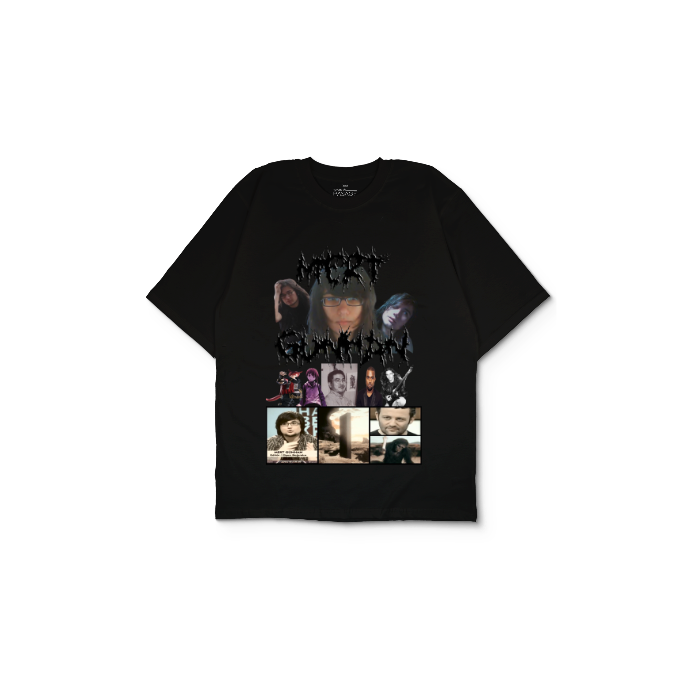 Kendin Tasarla Siyah Oversize Tişört