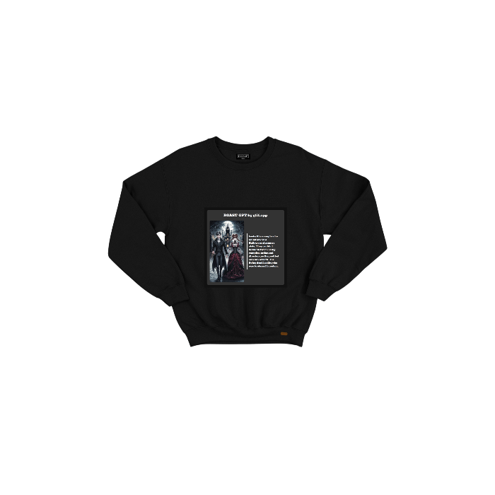 Kendin Tasarla Siyah Oversize Sweatshirt