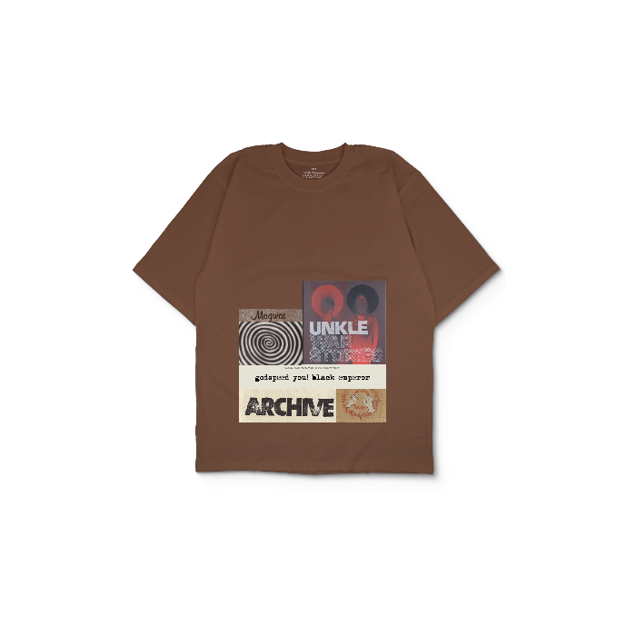 Kendin Tasarla Kahverengi Oversize Tişört