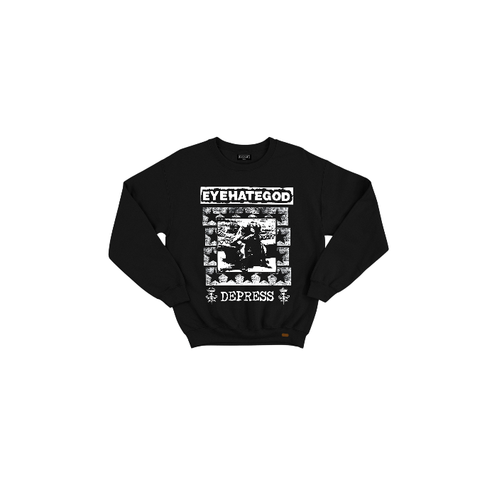 Kendin Tasarla Siyah Oversize Sweatshirt