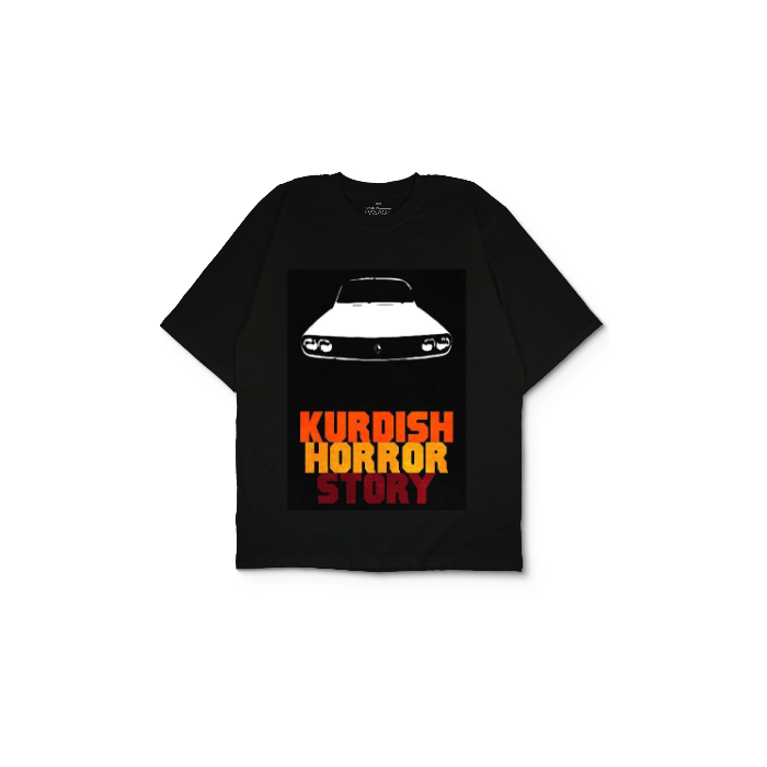 Kendin Tasarla Siyah Oversize Tişört