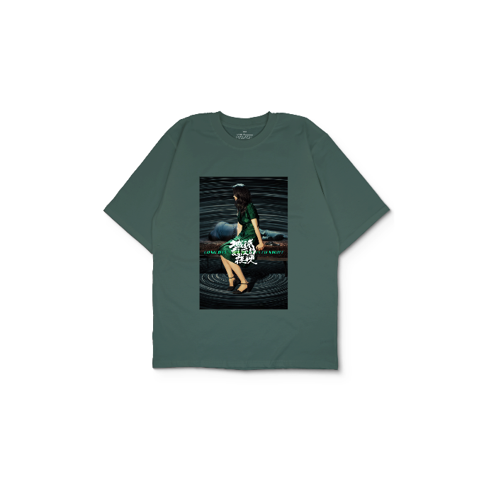 Kendin Tasarla Yeşil Oversize Tişört