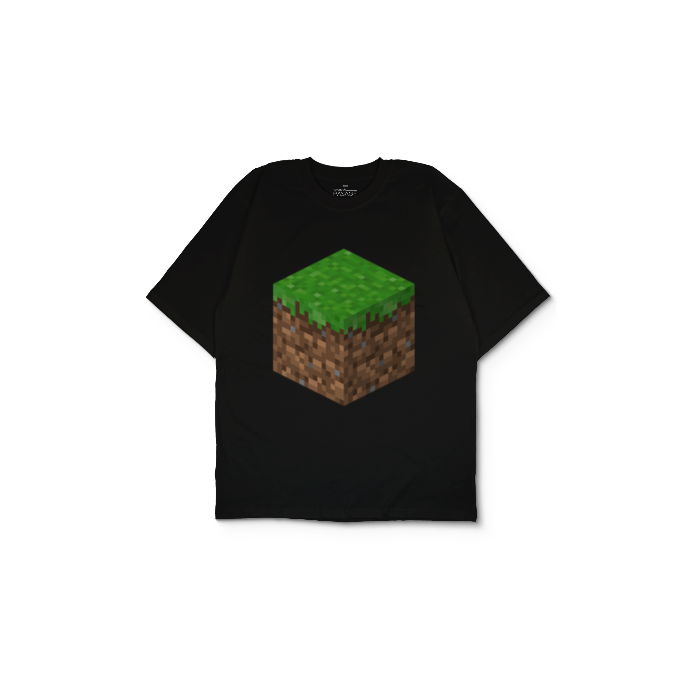 Kendin Tasarla Siyah Oversize Tişört