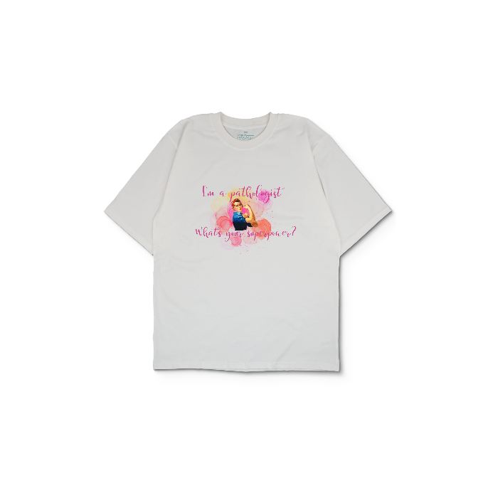 Kendin Tasarla Beyaz Oversize Tişört