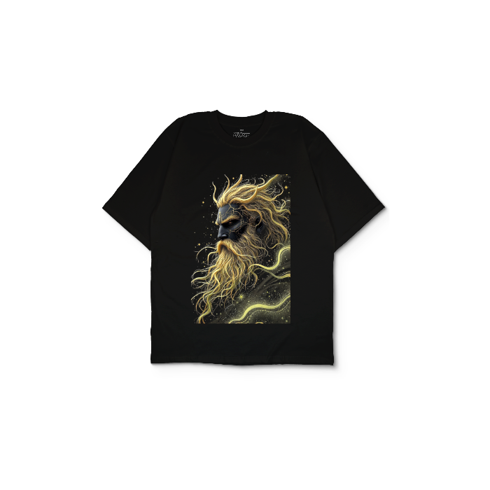 Kendin Tasarla Siyah Oversize Tişört