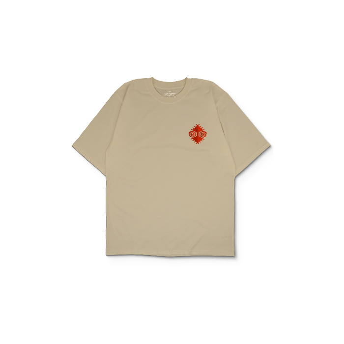 Kendin Tasarla Krem Oversize Tişört