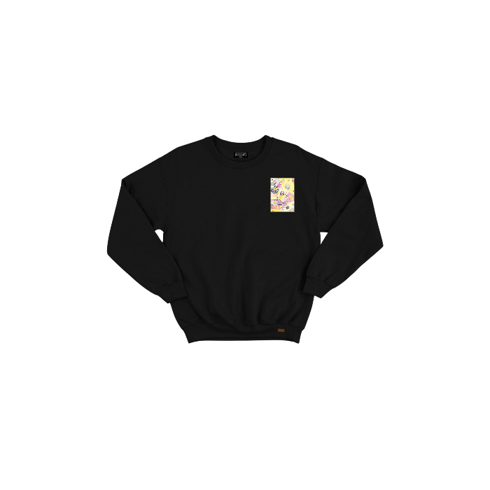 Kendin Tasarla Siyah Oversize Sweatshirt