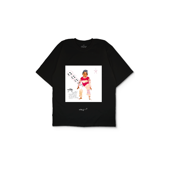 Kendin Tasarla Siyah Oversize Tişört