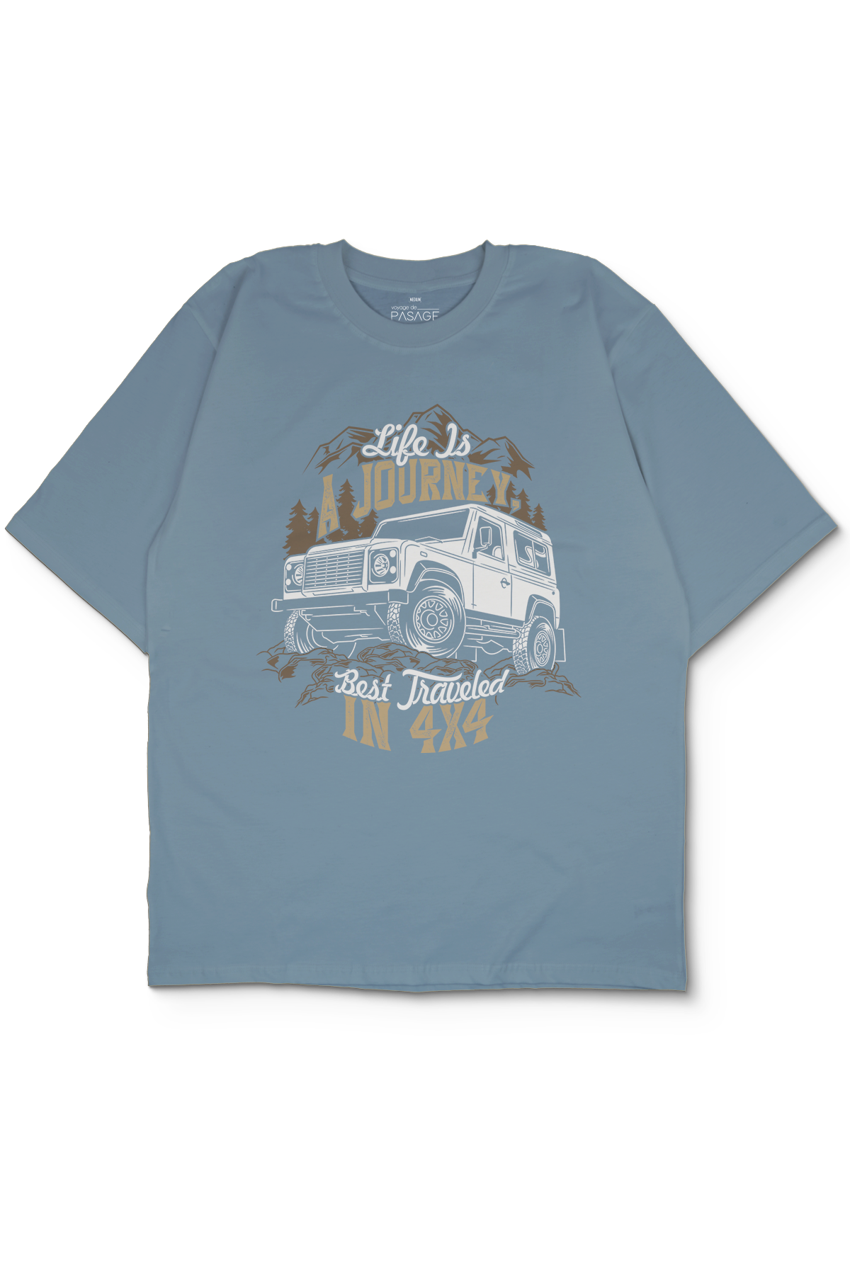 4x4 Offroad Oversize Kadın Tişört