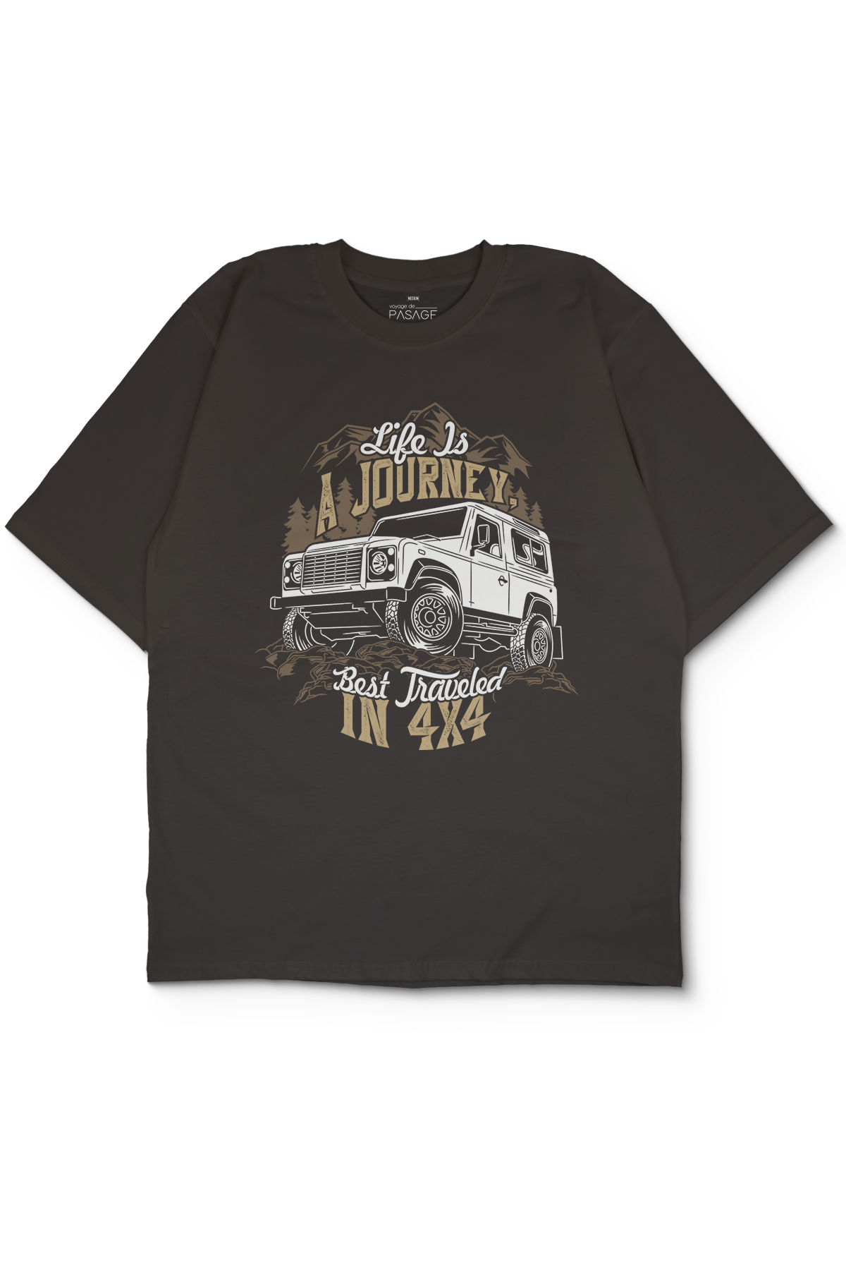 4x4 Offroad Oversize Kadın Tişört