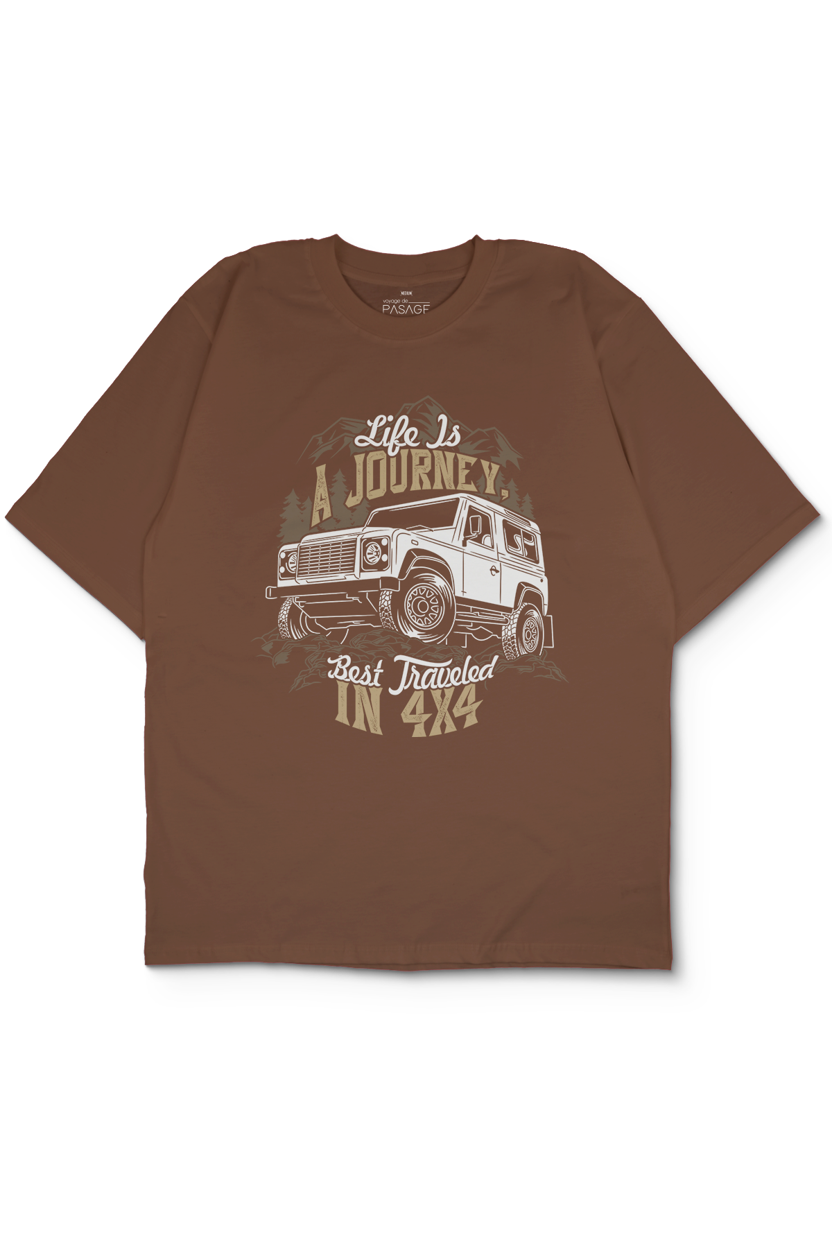 4x4 Offroad Oversize Kadın Tişört