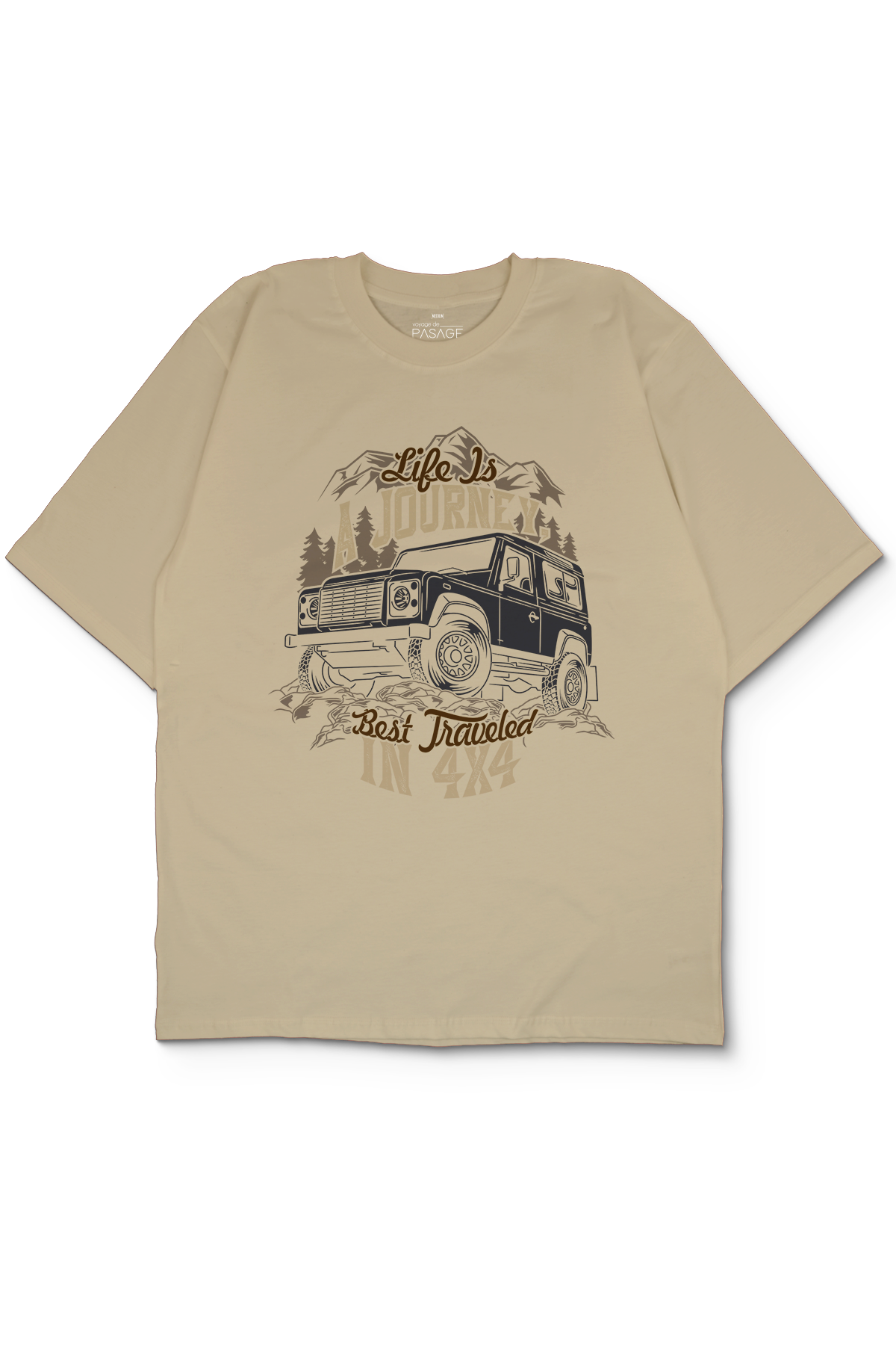 4x4 Offroad Oversize Kadın Tişört