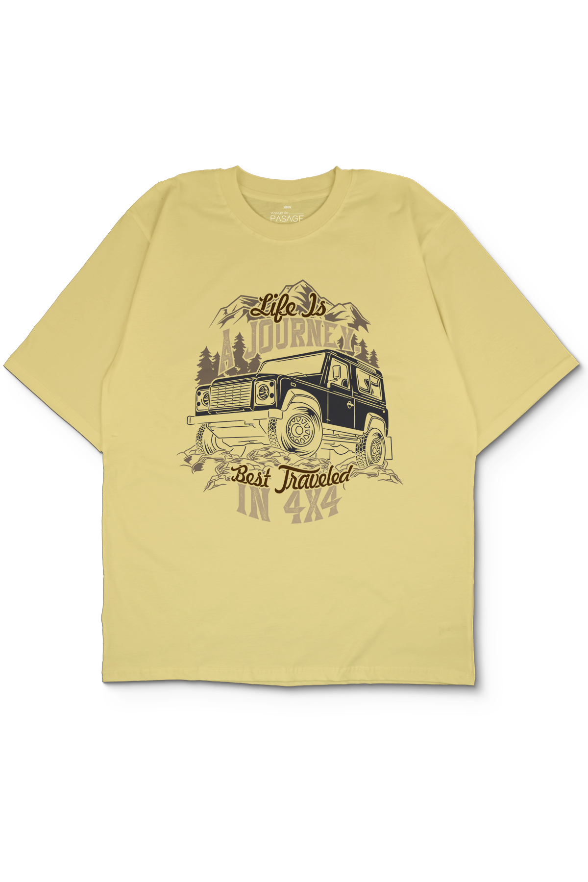 4x4 Offroad Oversize Kadın Tişört