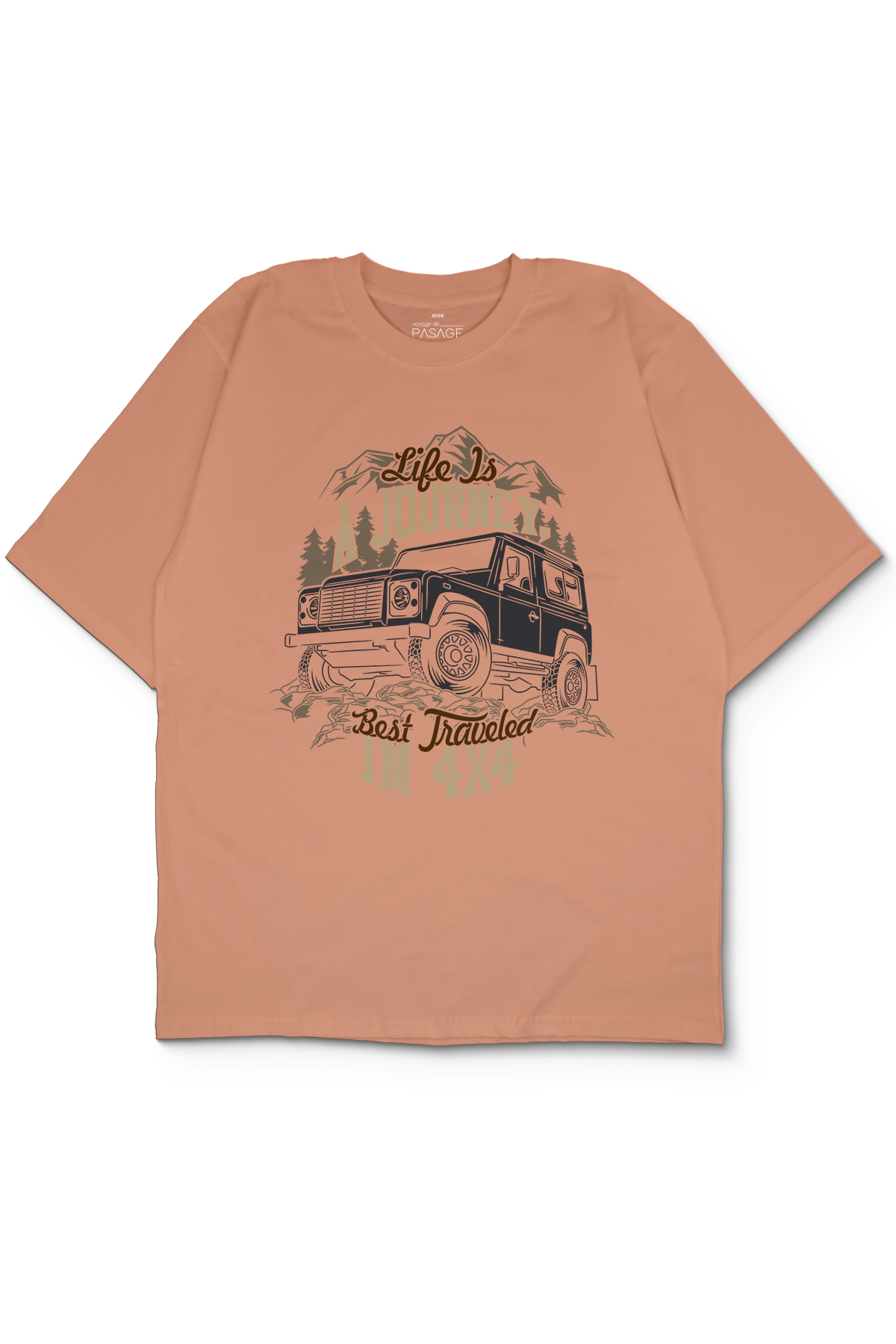 4x4 Offroad Oversize Kadın Tişört