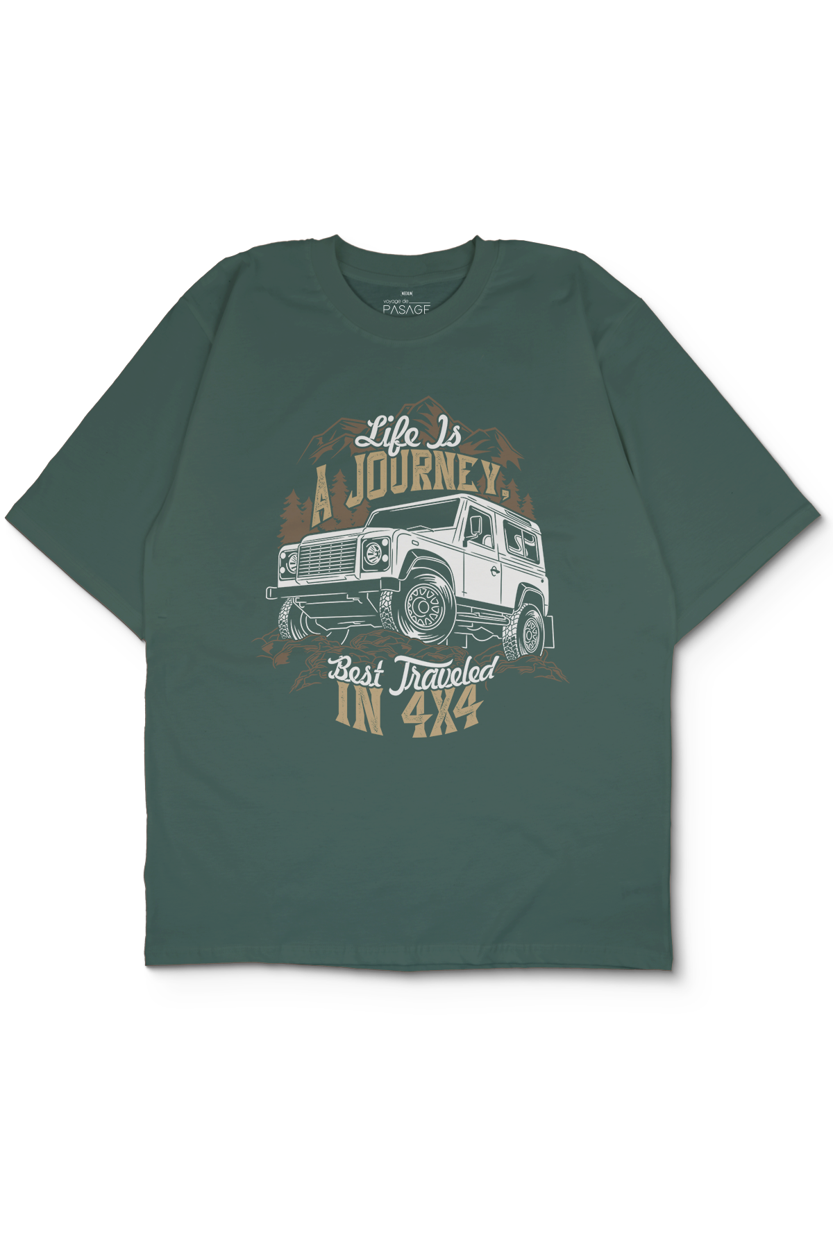 4x4 Offroad Oversize Kadın Tişört