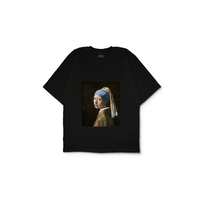 Kendin Tasarla Siyah Oversize Tişört