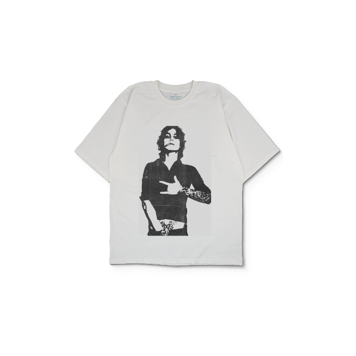 Kendin Tasarla Beyaz Oversize Tişört