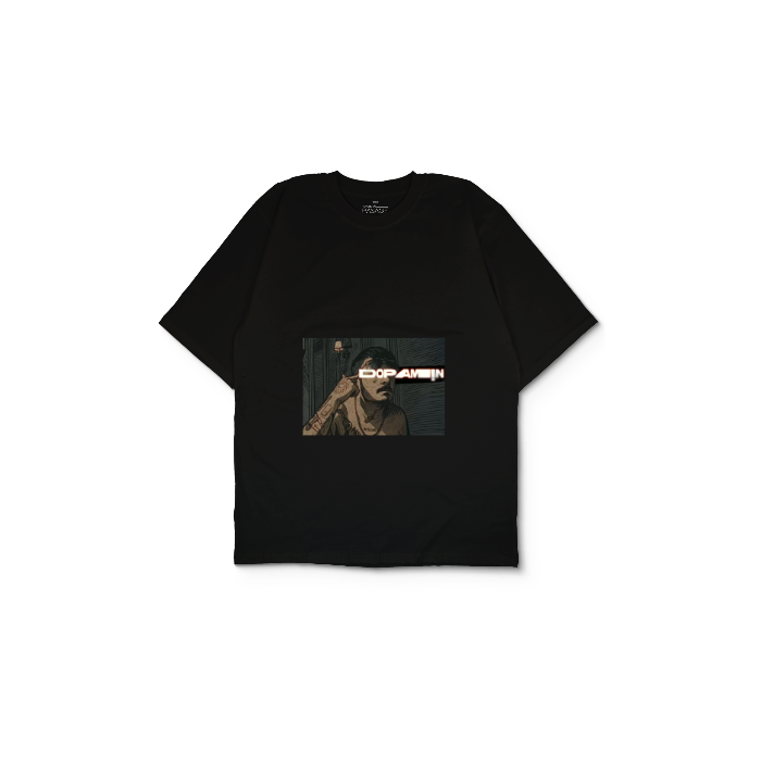 Kendin Tasarla Siyah Oversize Tişört