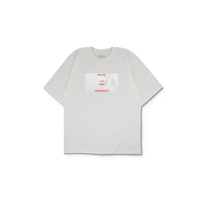 Kendin Tasarla Beyaz Oversize Tişört