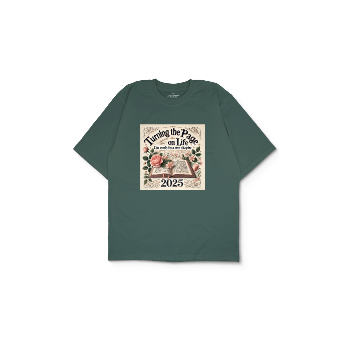 Kendin Tasarla Yeşil Oversize Tişört