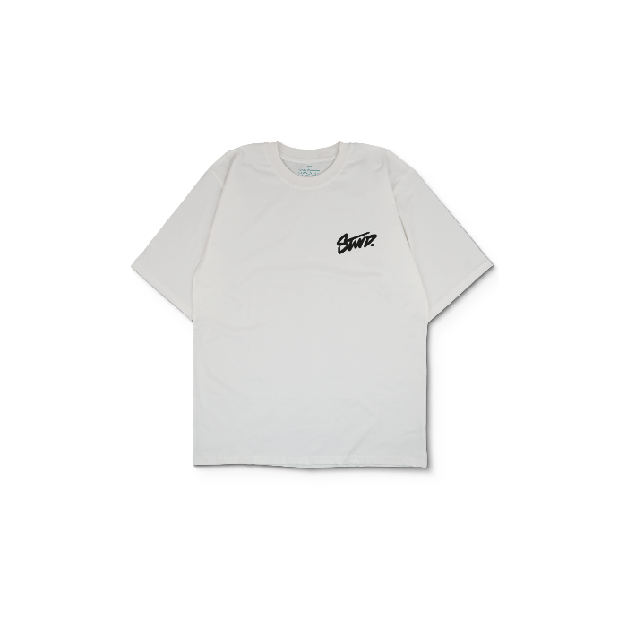 Kendin Tasarla Beyaz Oversize Tişört