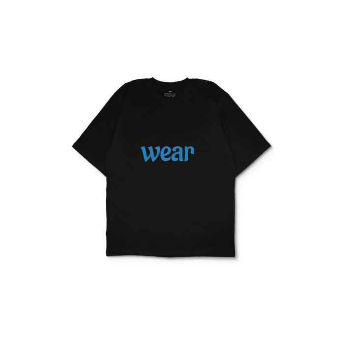 Kendin Tasarla Siyah Oversize Tişört