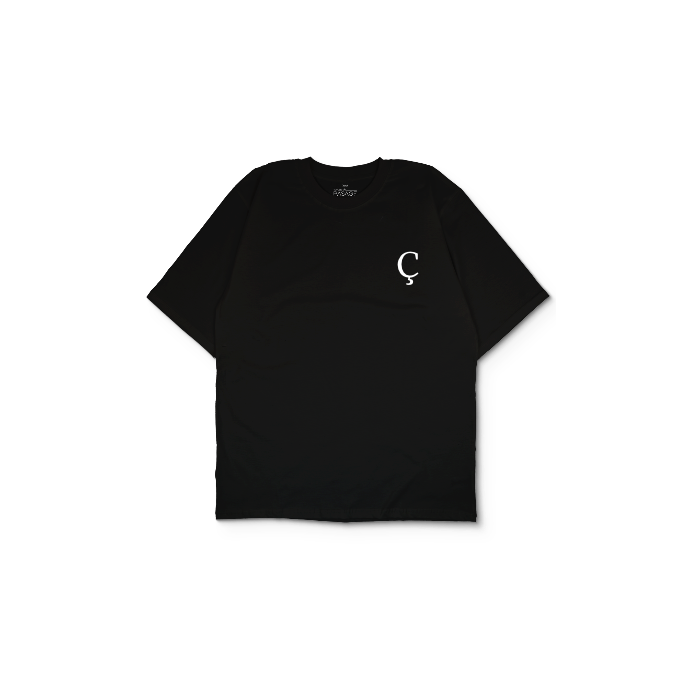 Kendin Tasarla Siyah Oversize Tişört