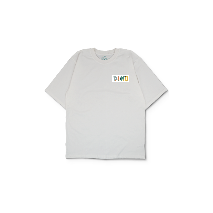 Kendin Tasarla Beyaz Oversize Tişört