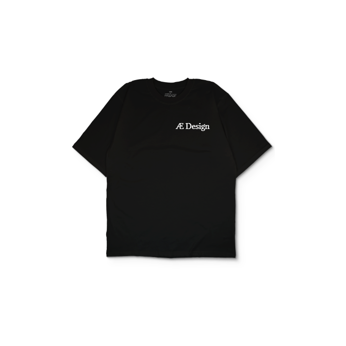 Kendin Tasarla Siyah Oversize Tişört