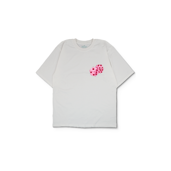 Kendin Tasarla Beyaz Oversize Tişört