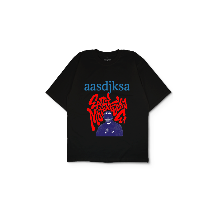 Kendin Tasarla Siyah Oversize Tişört