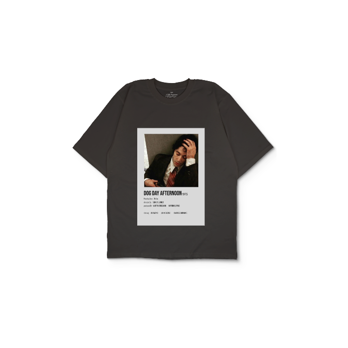 Kendin Tasarla Antrasit Oversize Tişört