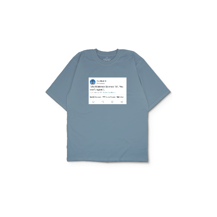 Kendin Tasarla Açık Mavi Oversize Tişört