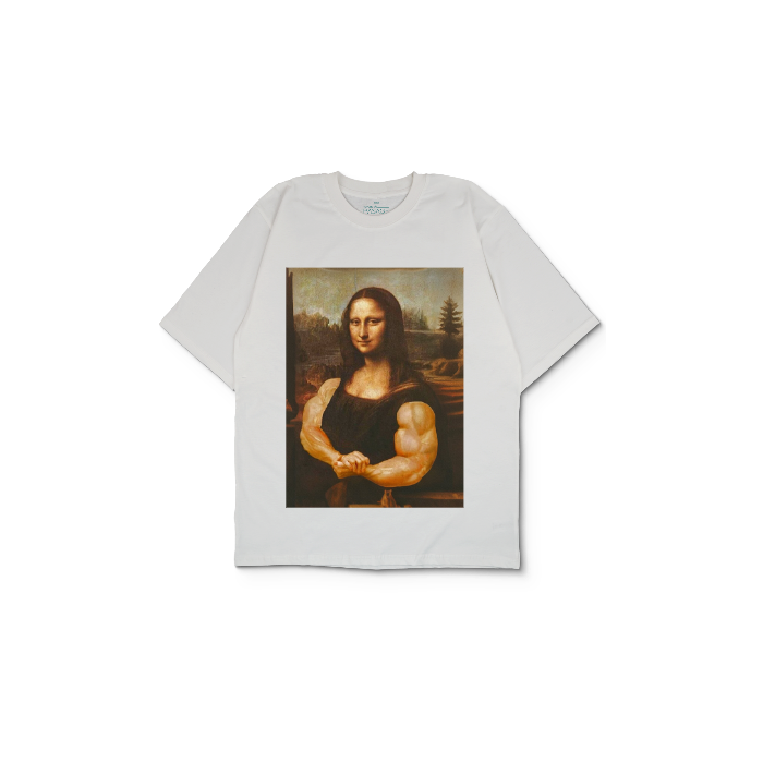 Kendin Tasarla Beyaz Oversize Tişört