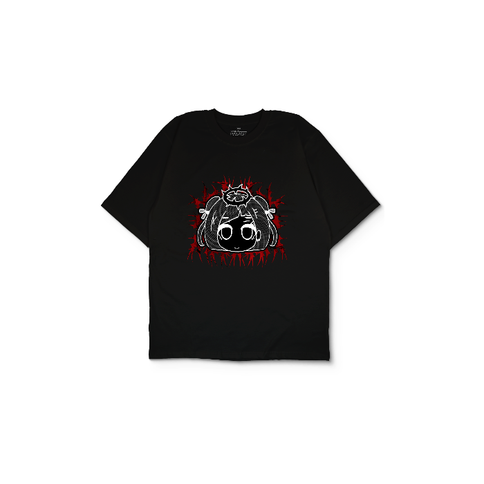 Kendin Tasarla Siyah Oversize Tişört