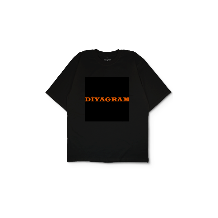 Kendin Tasarla Siyah Oversize Tişört