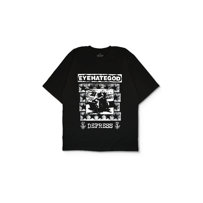 Kendin Tasarla Siyah Oversize Tişört