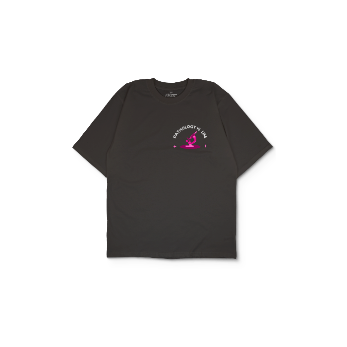 Kendin Tasarla Antrasit Oversize Tişört