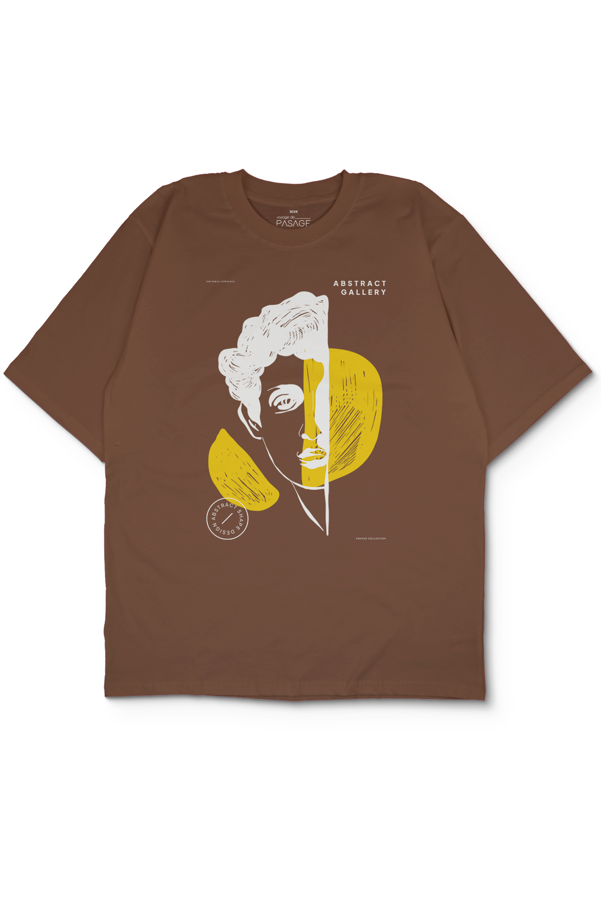 Abstract Gallery Oversize Erkek Tişört