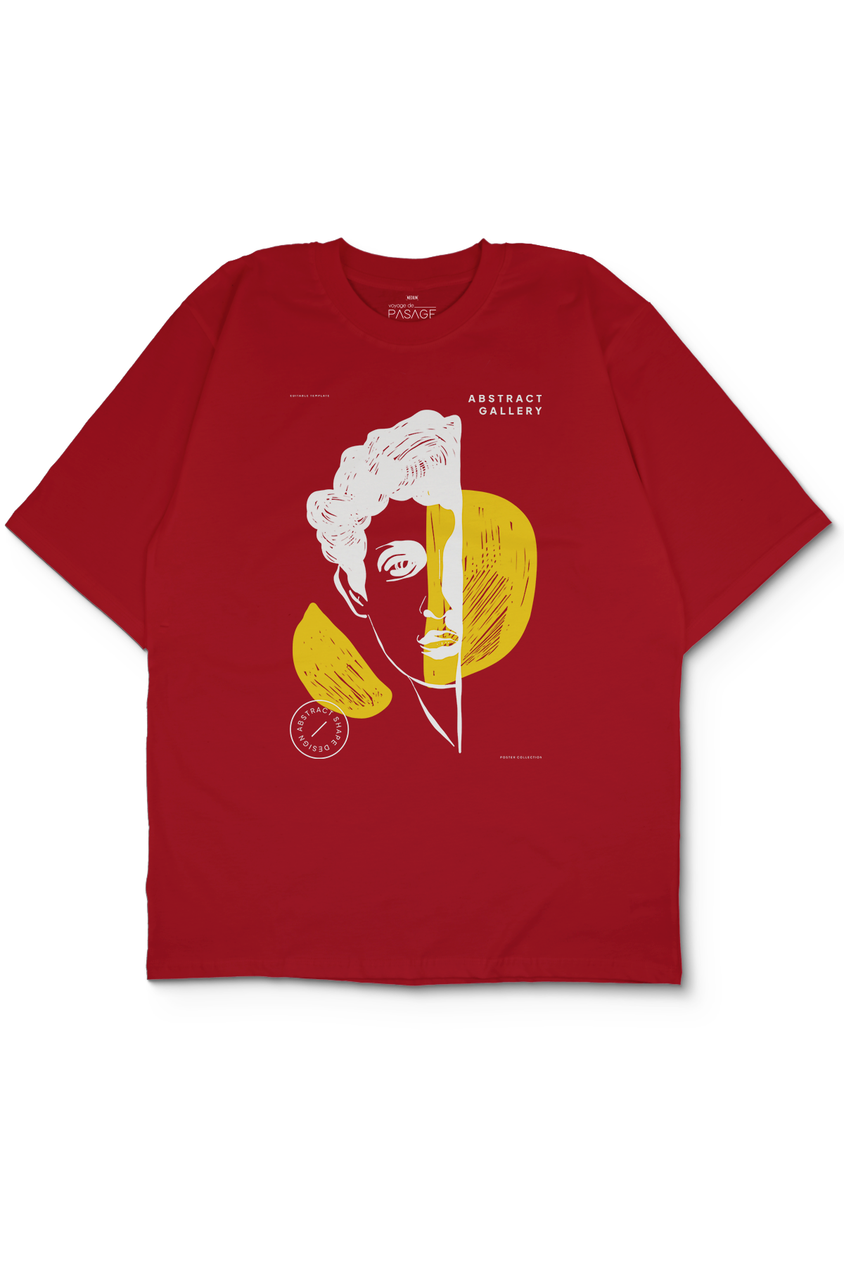 Abstract Gallery Oversize Erkek Tişört