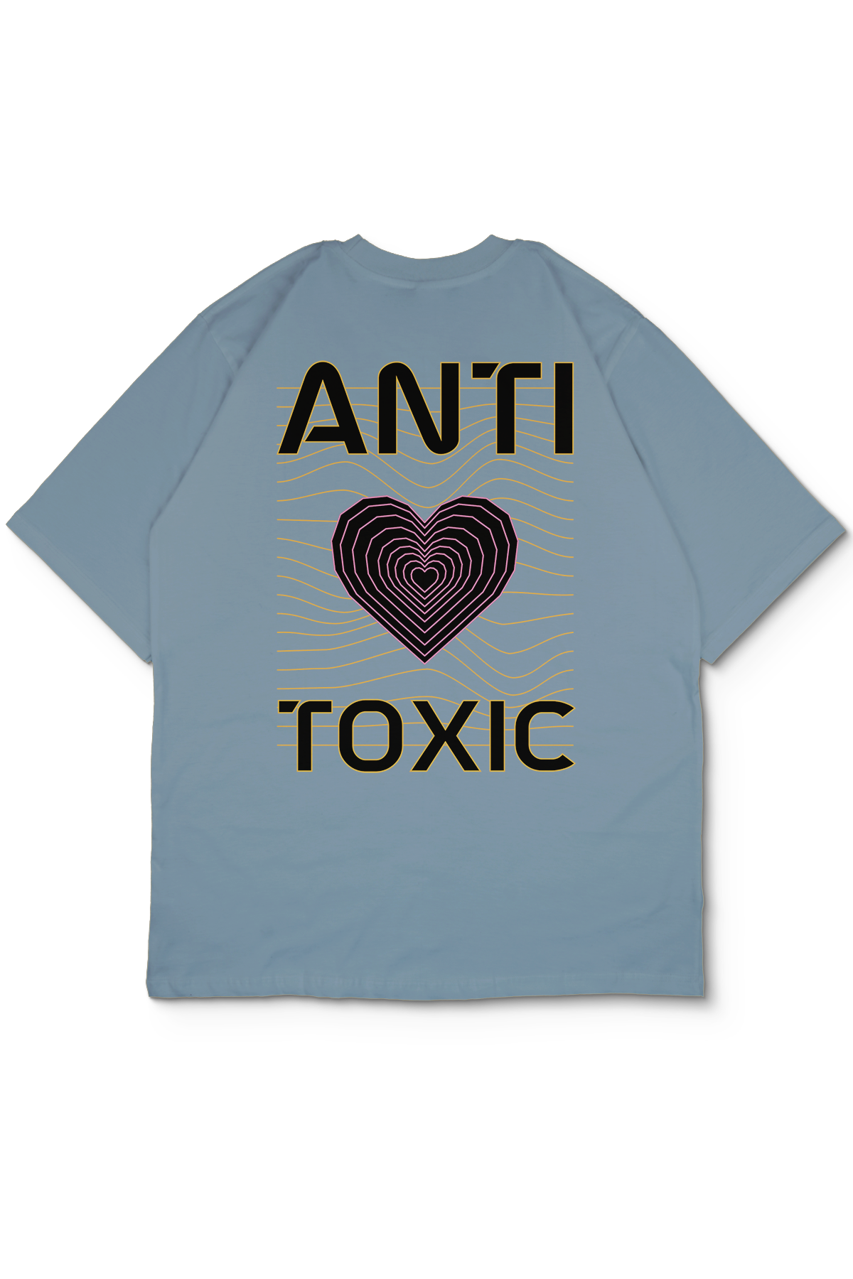 Anti Toxic Oversize Erkek Tişört