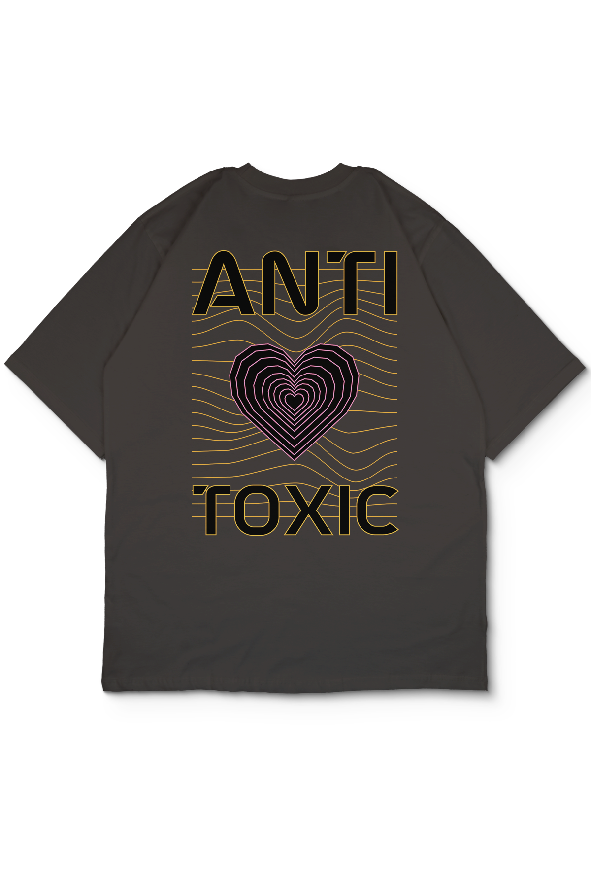 Anti Toxic Oversize Erkek Tişört
