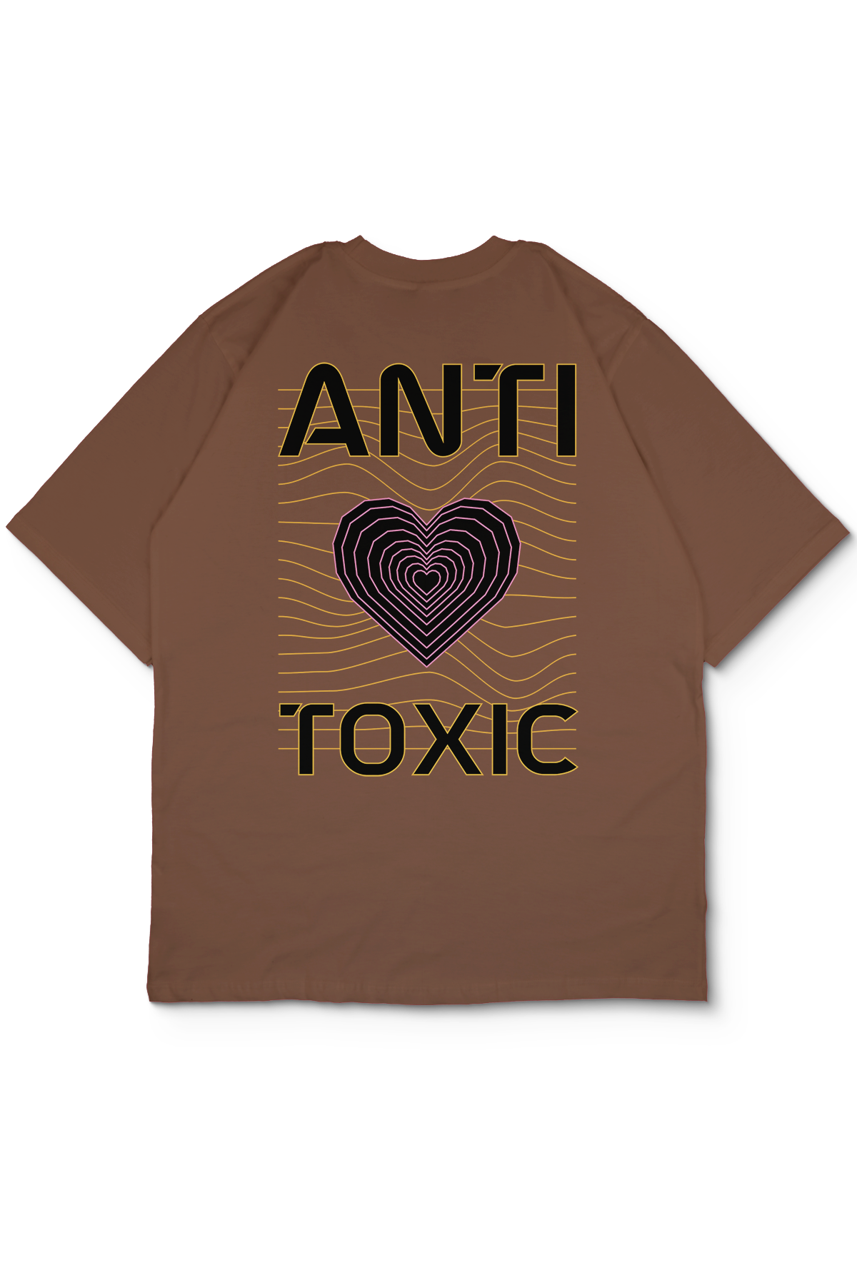 Anti Toxic Oversize Erkek Tişört