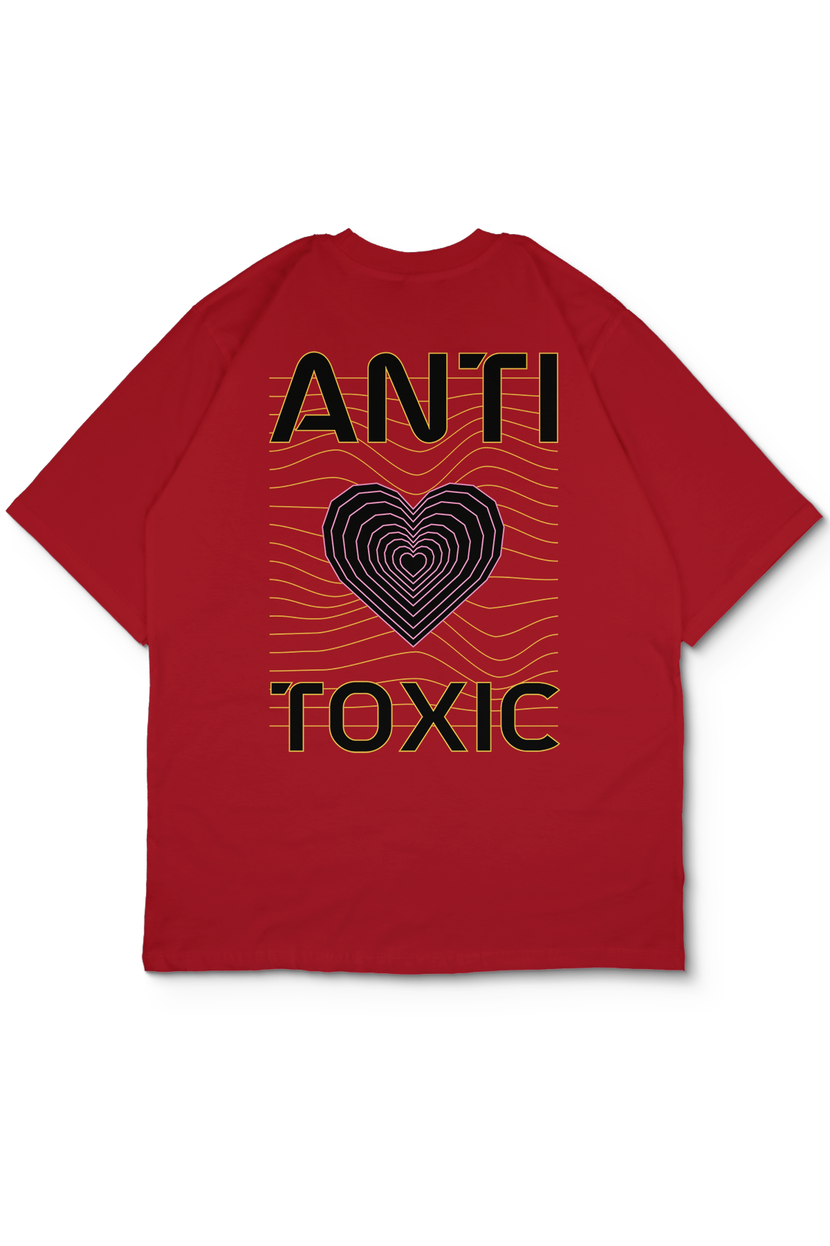 Anti Toxic Oversize Erkek Tişört