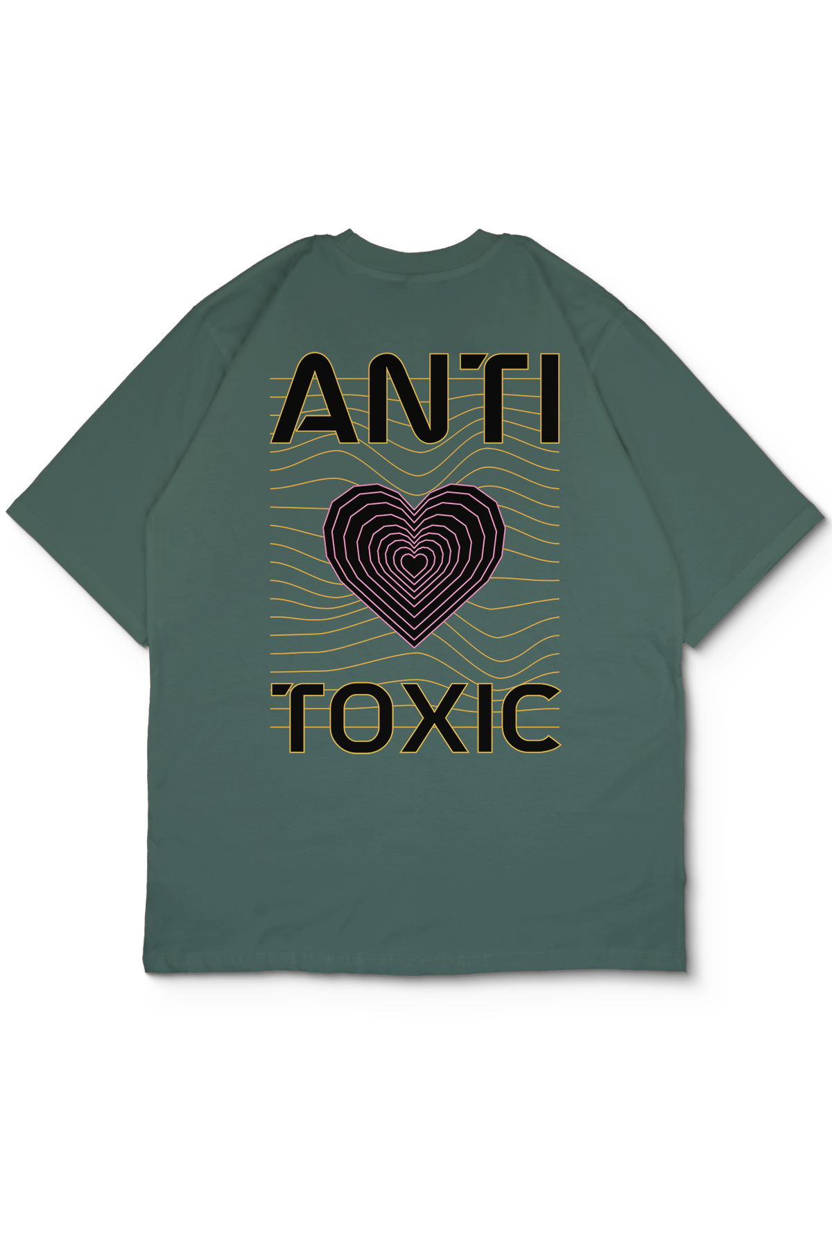 Anti Toxic Oversize Kadın Tişört