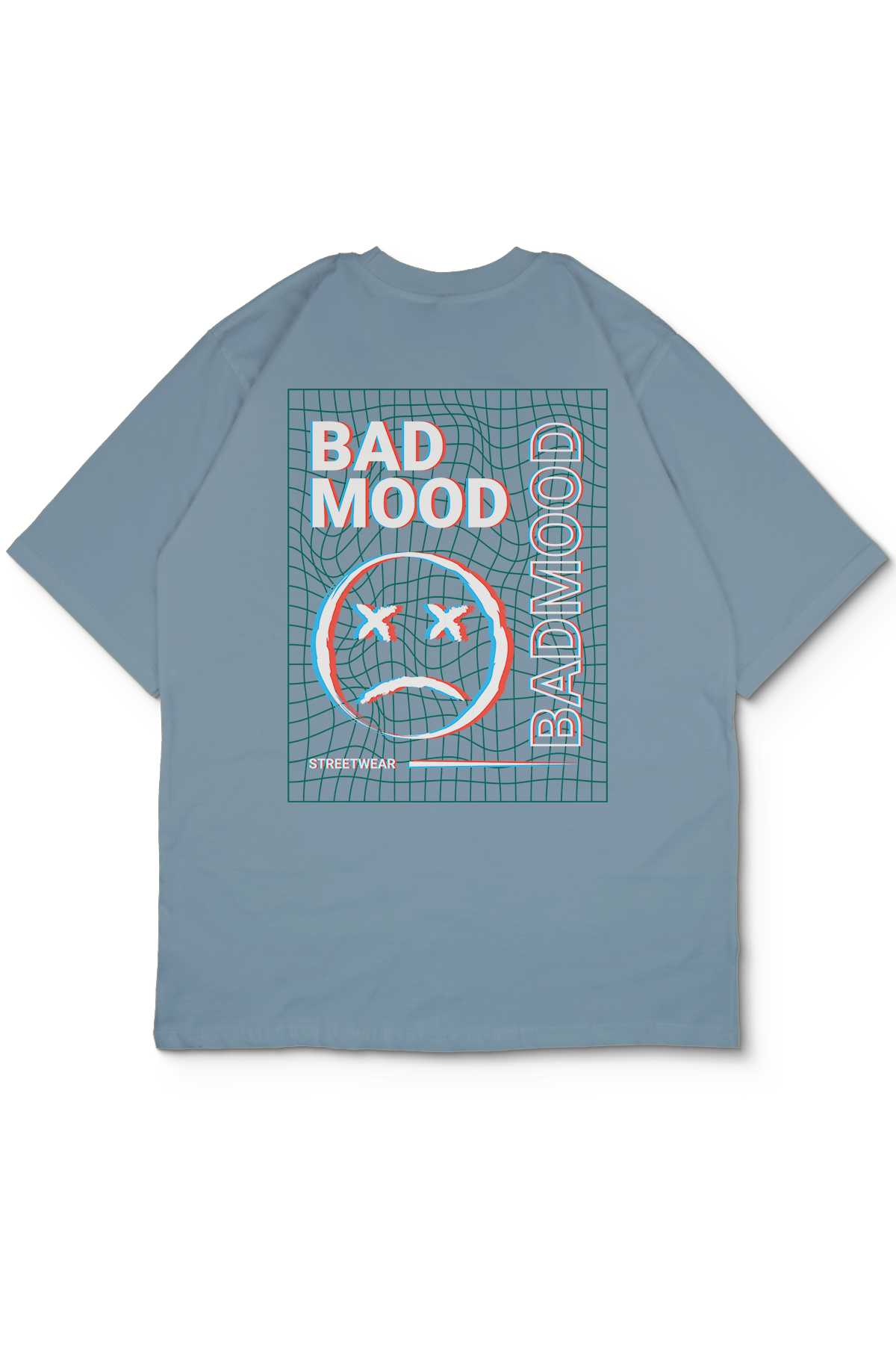 Bad Mood Oversize Kadın Tişört