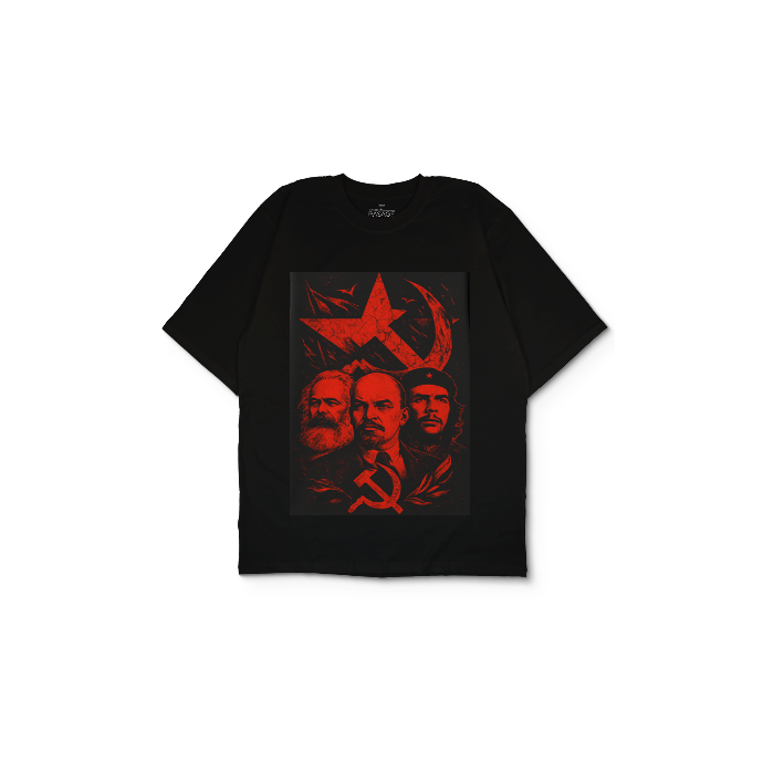 Kendin Tasarla Siyah Oversize Tişört