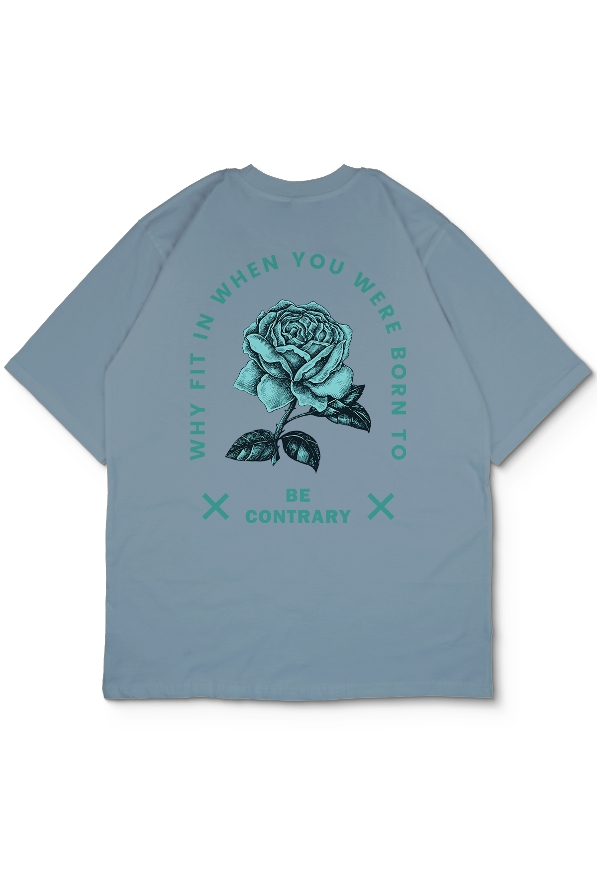 Be Contrary Oversize Erkek Tişört