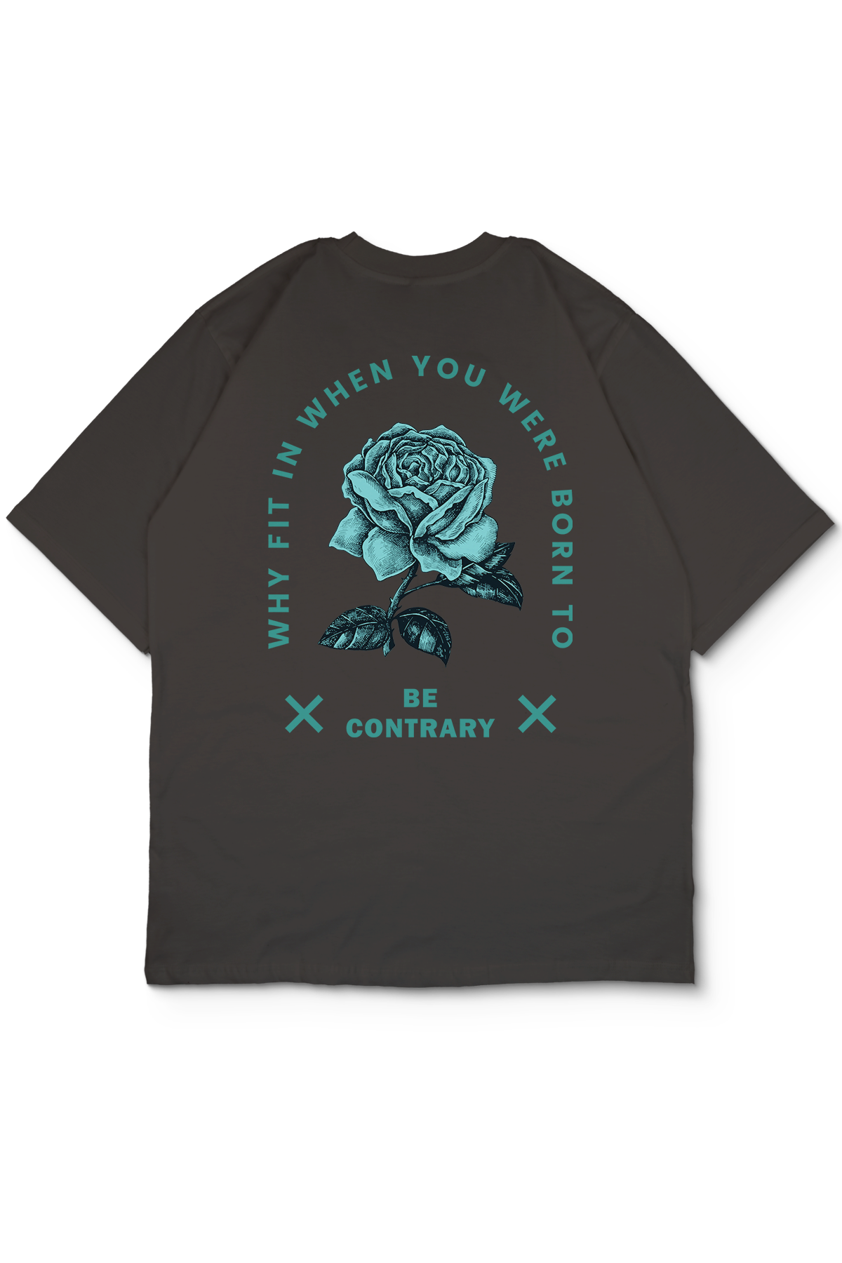 Be Contrary Oversize Erkek Tişört