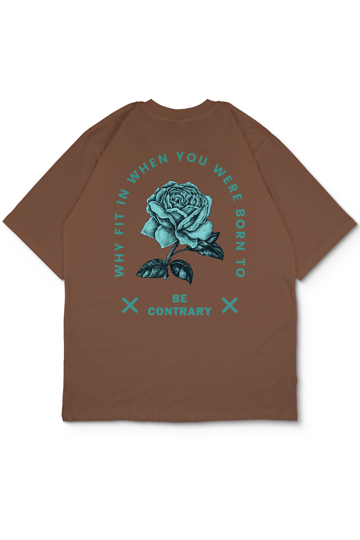 Be Contrary Oversize Erkek Tişört